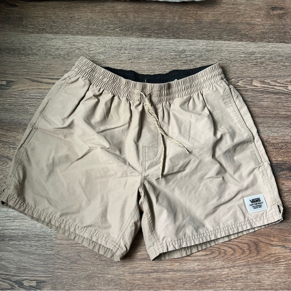 Vans Men’s Beige Swim Shorts - Picture 1 of 6